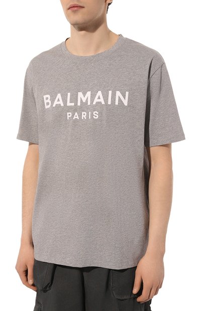 Хлопковая футболка BALMAIN, арт. CH1EG000/BB73, фото 3