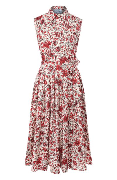 Женское хлопковое платье PRADA, арт. P38Q3M-1WNC-F0D17