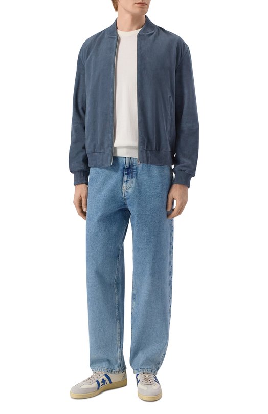 Кожаные кеды Bonnie Premiata B0NNIE/VAR 8031 Кремовый  B0NNIE/VAR 8031 Фото 2