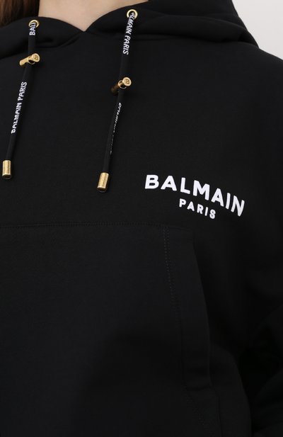 Хлопковое худи BALMAIN, арт. UF13792/I383, фото 5