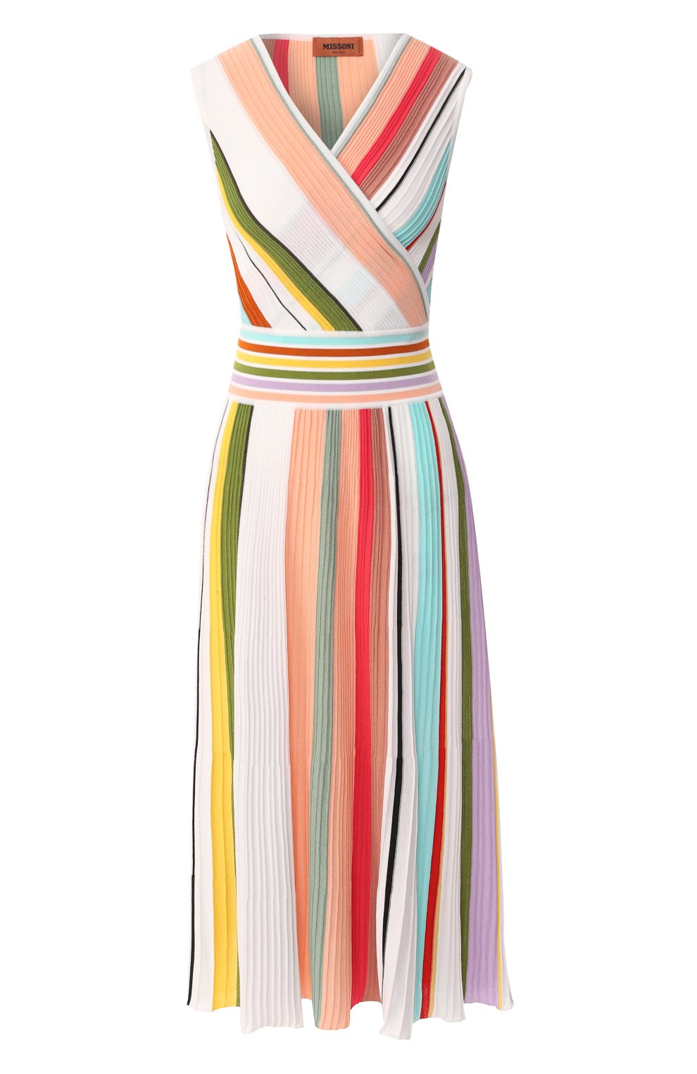 Хлопковое платье MISSONI разноцветного цвета по цене 89950 руб., арт. MDG00220/BK0485, фото 1 Хлопковое платье MISSONI, арт. MDG00220/BK0485, фото 1