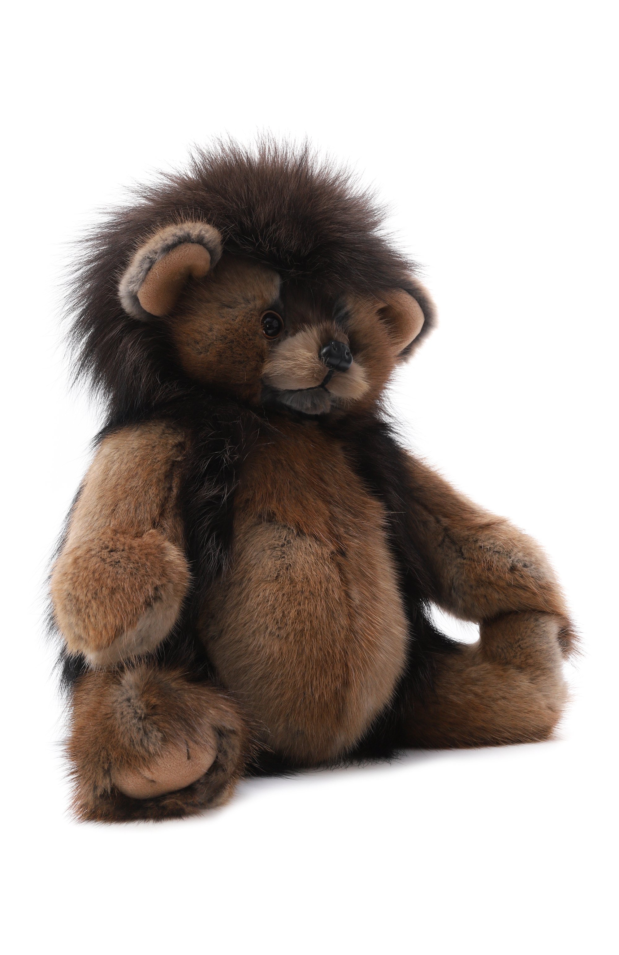 Мягкая игрушка ёжик тедди из песца CAROLON, арт. МИ-26-МП-003, фото 2