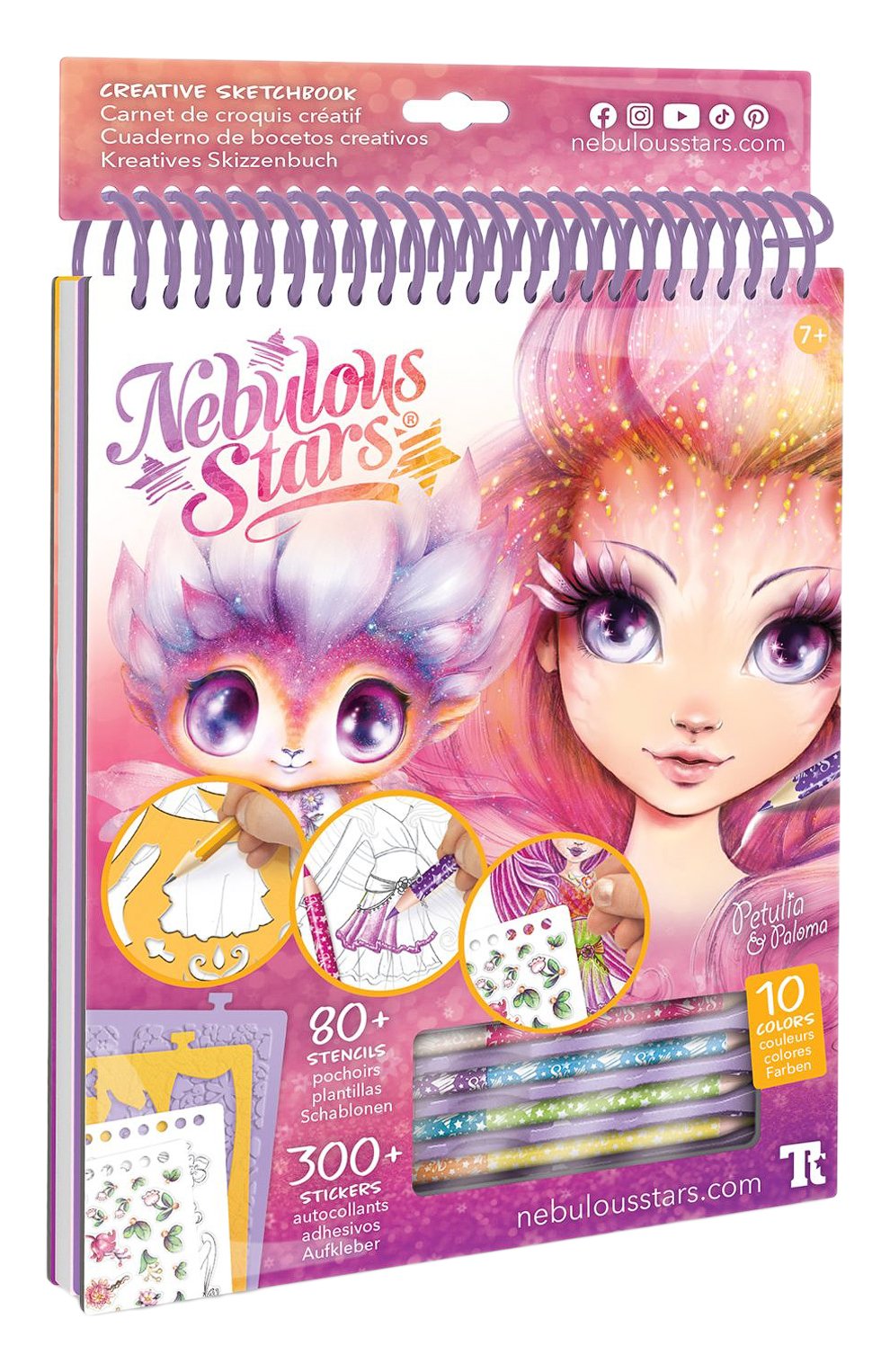 Набор для раскрашивания персиковый скетчбук petulia PAREMO, арт. 11103_NSDA, фото 1