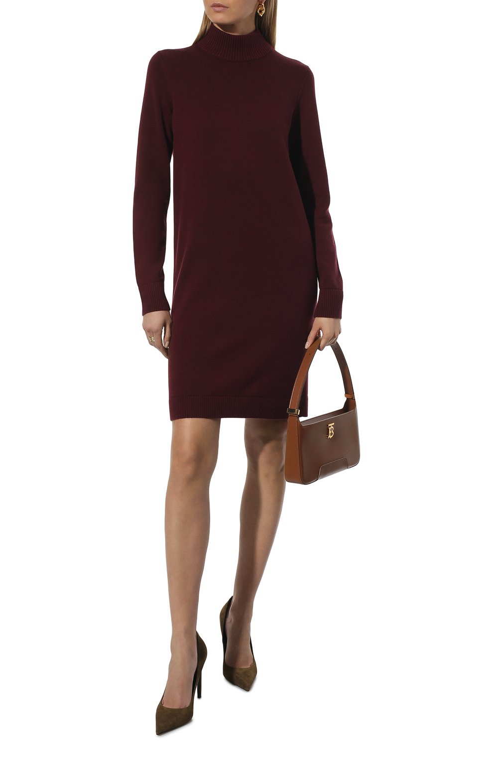 Платье из хлопка и шерсти BOSS, арт. 50436150, фото 2