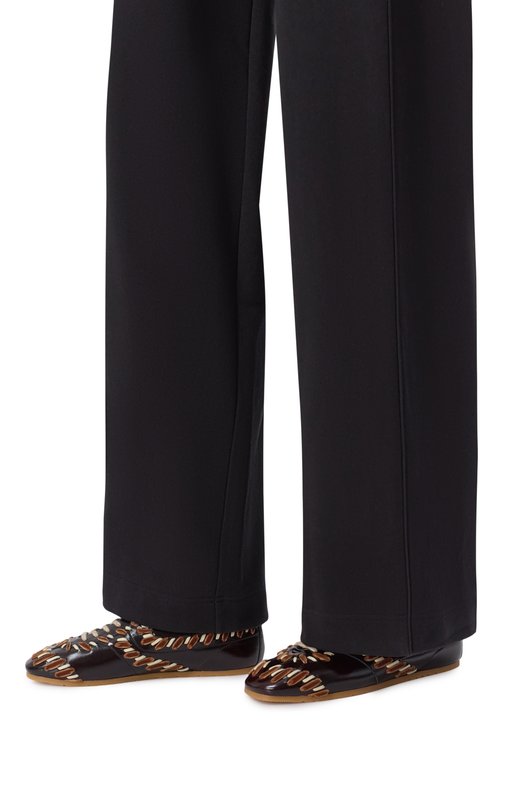 Кожаные кеды Dries Van Noten 011725-119-704 Коричневый  011725-119-704 Фото 2