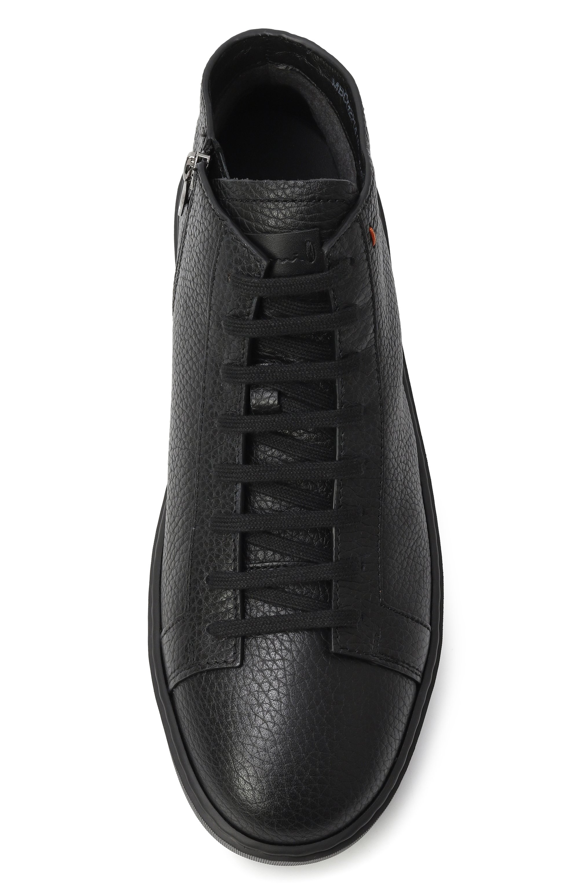 Кожаные кеды cleanic SANTONI, арт. MBCG22141NEAKIAC, фото 6