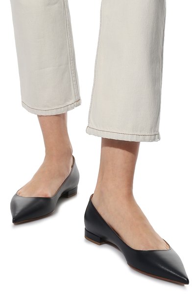 Кожаные балетки RALPH LAUREN, арт. 800866665, фото 3