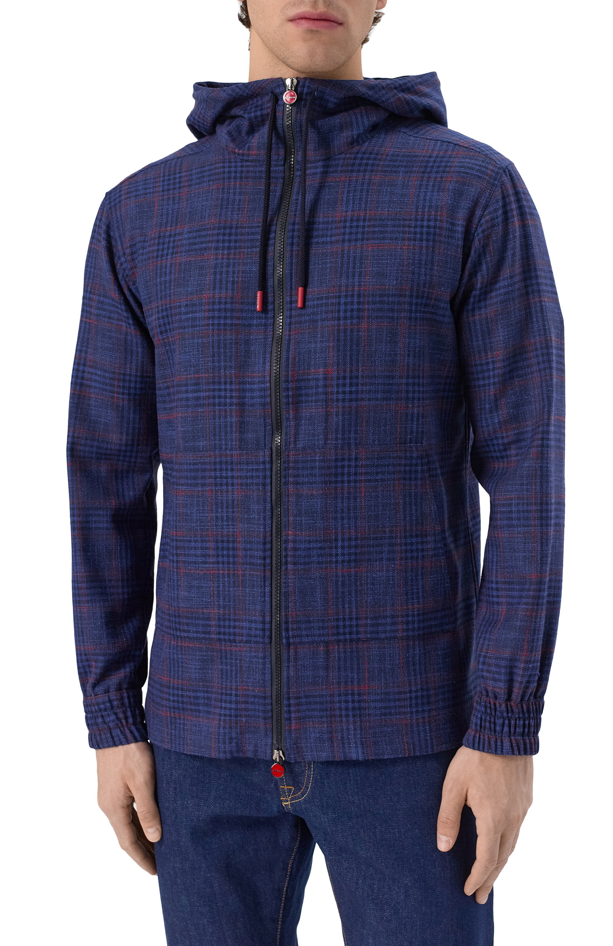 Рубашка из шерсти и шелка KITON, арт. UMC010K0616E14, фото 3