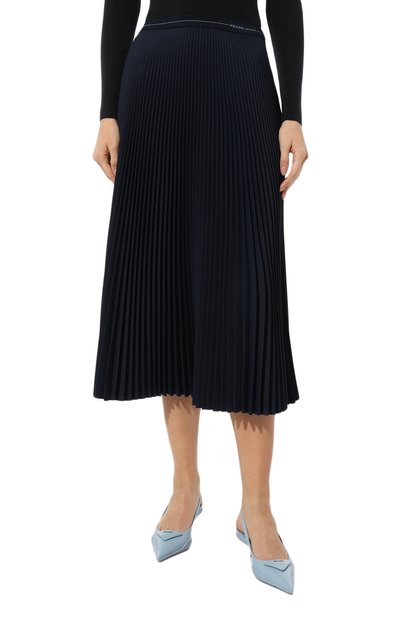 Плиссированная юбка PRADA, арт. P199N-1OES-F0124-182, фото 3