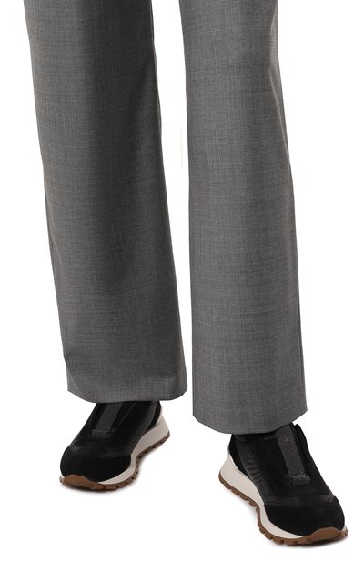 Комбинированные кроссовки BRUNELLO CUCINELLI, арт. MZSFGBP118, фото 3