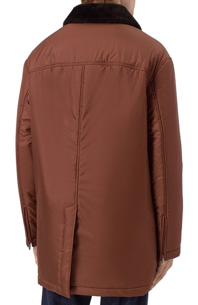 Шелковая куртка с отделкой из овчины ZILLI, арт. ASEN00M0629VTSU00_001, фото 4