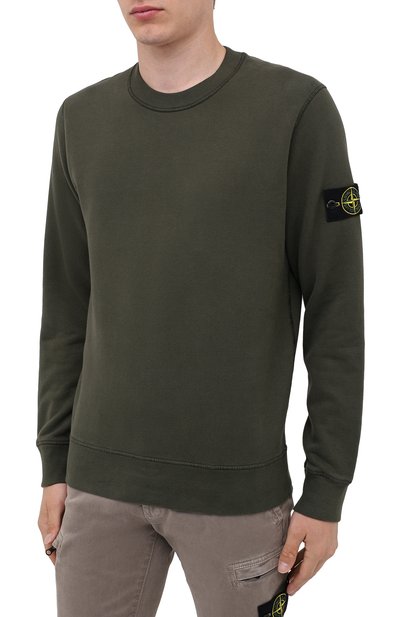 Хлопковый свитшот STONE ISLAND, арт. 731563020, фото 3