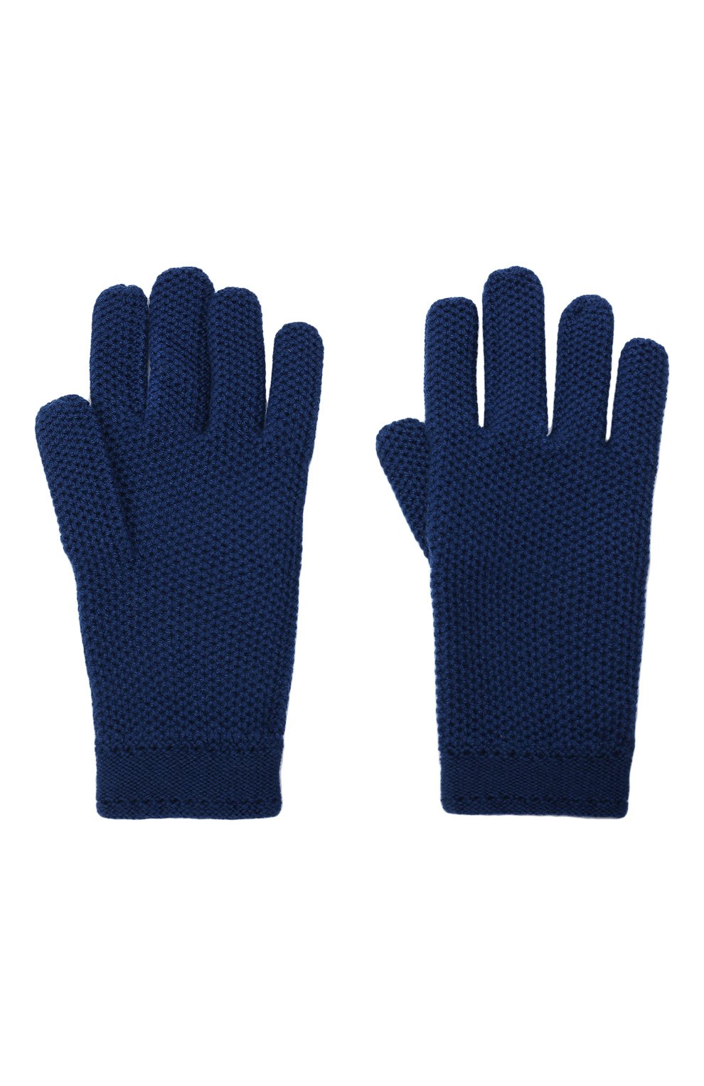 Кашемировые перчатки LORO PIANA синего цвета по цене 28700 руб., арт. FAA1252, фото 3 Кашемировые перчатки LORO PIANA, арт. FAA1252, фото 3