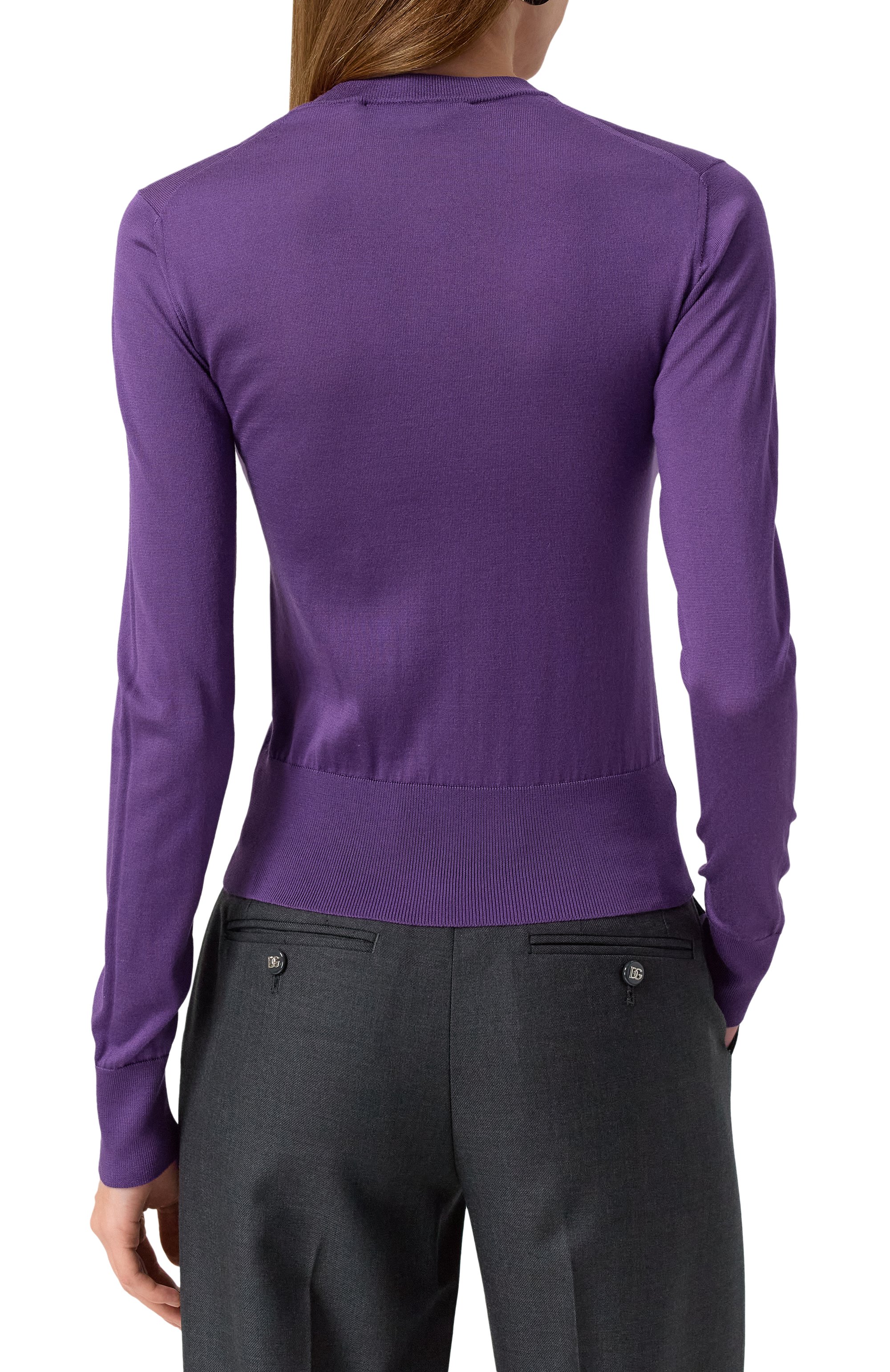 Шелковый кардиган DOLCE & GABBANA, арт. FXV07Z/JBSKY, фото 4