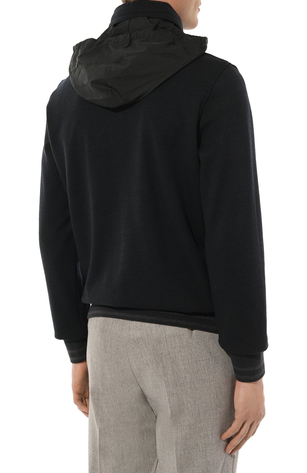 Толстовка из шерсти и хлопка CAPOBIANCO, арт. 17M406.PL00., фото 6