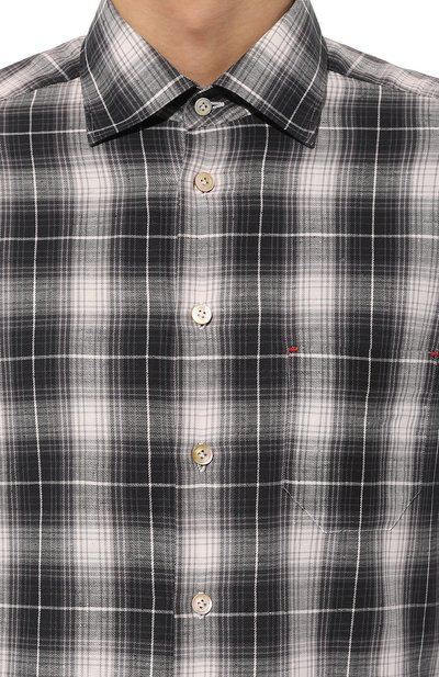 Хлопковая рубашка KITON, арт. UMCNERH08638, фото 5