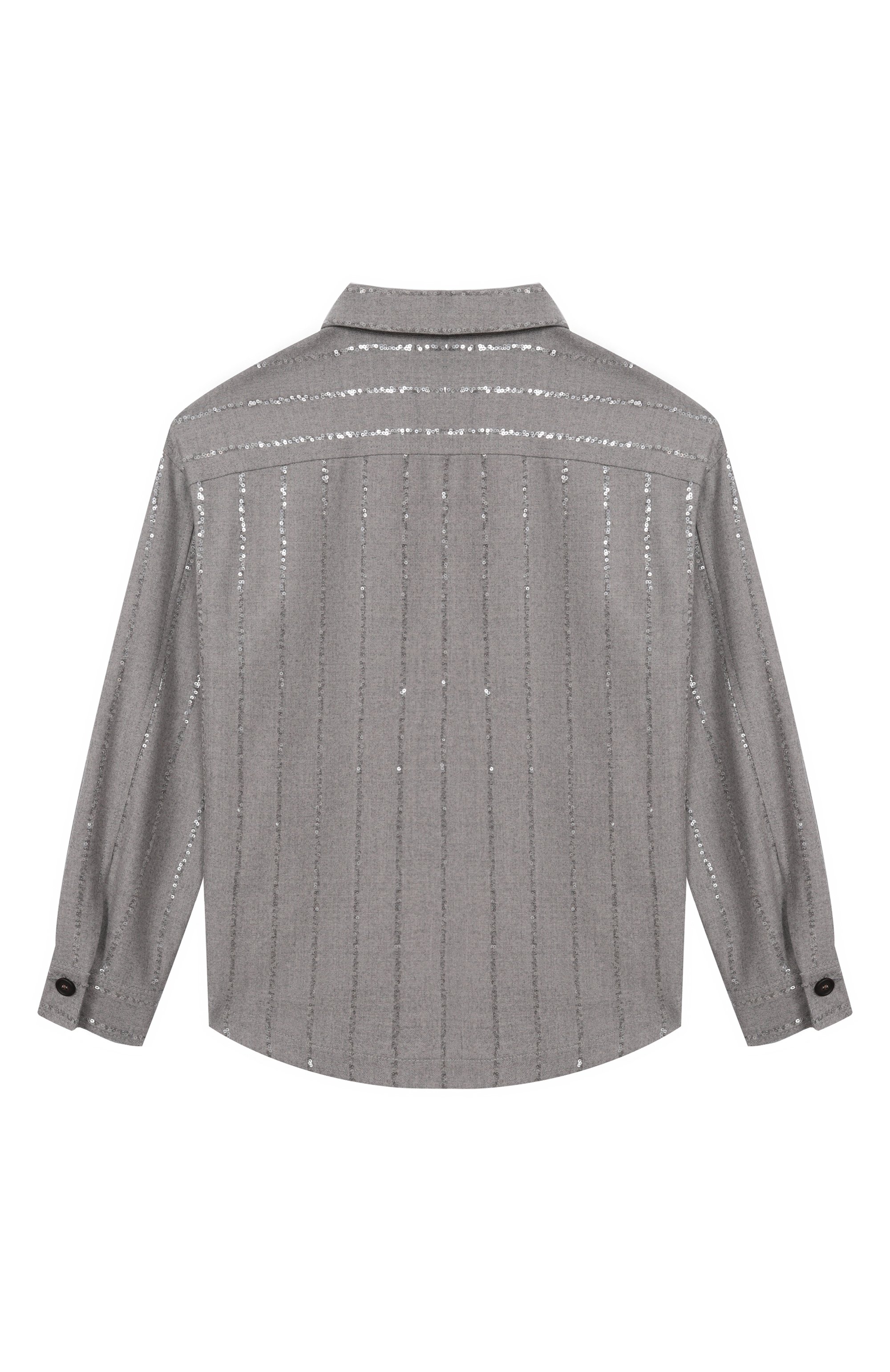 Шерстяная рубашка BRUNELLO CUCINELLI, арт. BB122S004C, фото 2