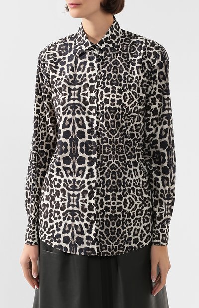 Хлопковая рубашка DRIES VAN NOTEN, арт. 201-30758-9006, фото 3