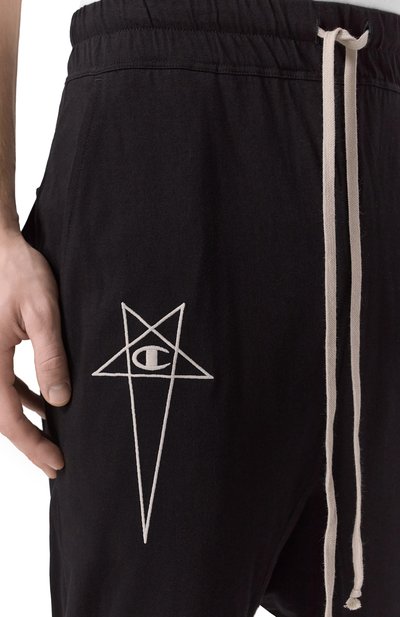 Хлопковые джоггеры rick owens x champion RICK OWENS, арт. CM01E1690/CHJG, фото 5
