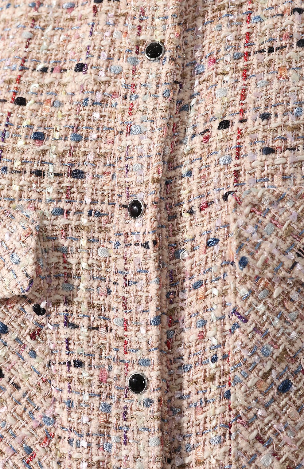 Твидовая рубашка IRO светло-розового цвета по цене 59950 руб., арт. WP100ARTYN, фото 5 Твидовая рубашка IRO, арт. WP100ARTYN, фото 5