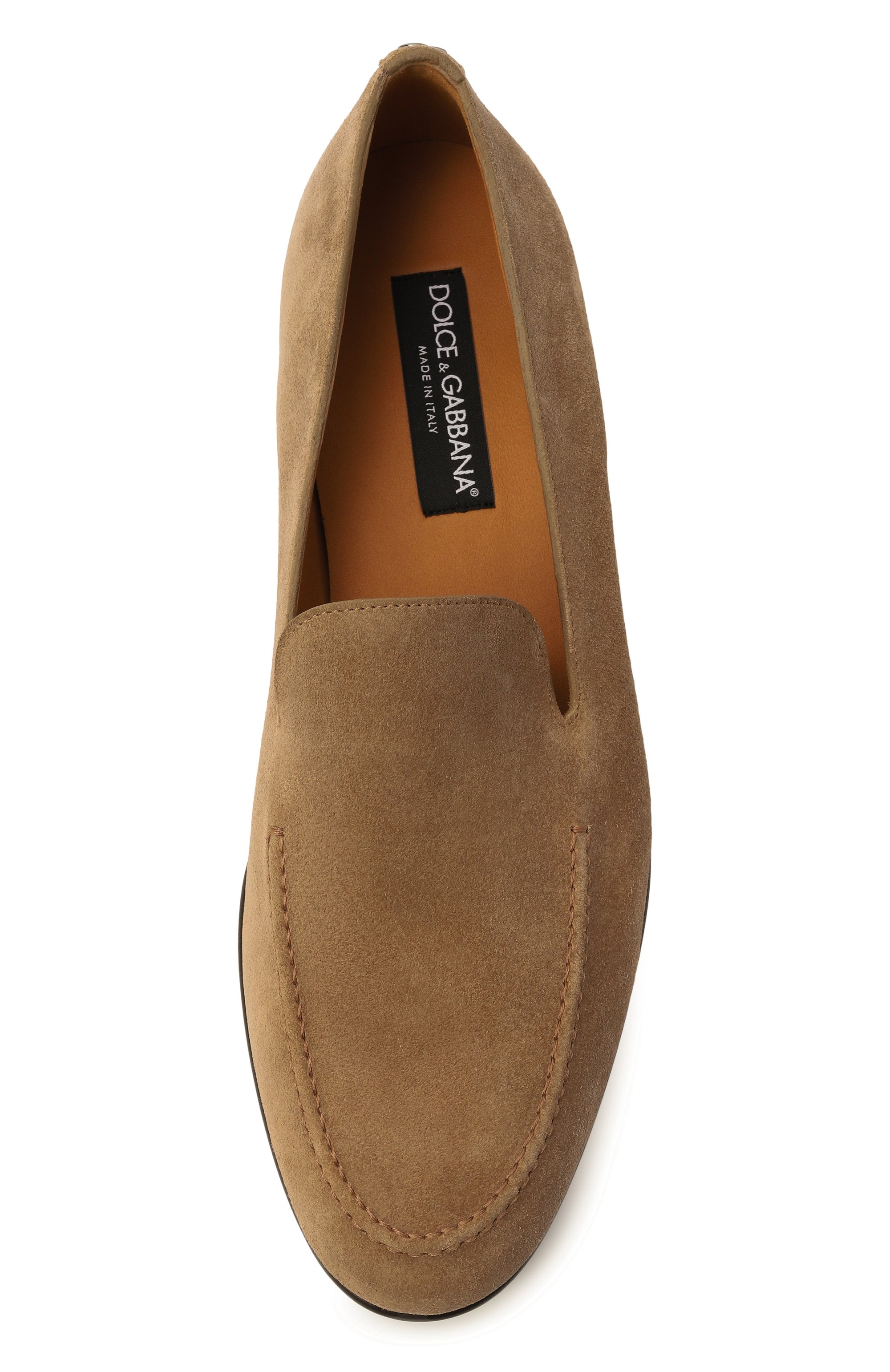 Замшевые лоферы dg classic DOLCE & GABBANA бежевого цвета по цене 89950 руб., арт. A50716/AT441, фото 6 Замшевые лоферы dg classic DOLCE & GABBANA, арт. A50716/AT441, фото 6