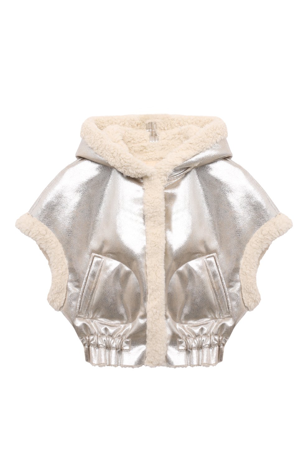 Жилет MONNALISA золотого цвета по цене 23950 руб., арт. 19D103, фото 1 Жилет MONNALISA, арт. 19D103, фото 1