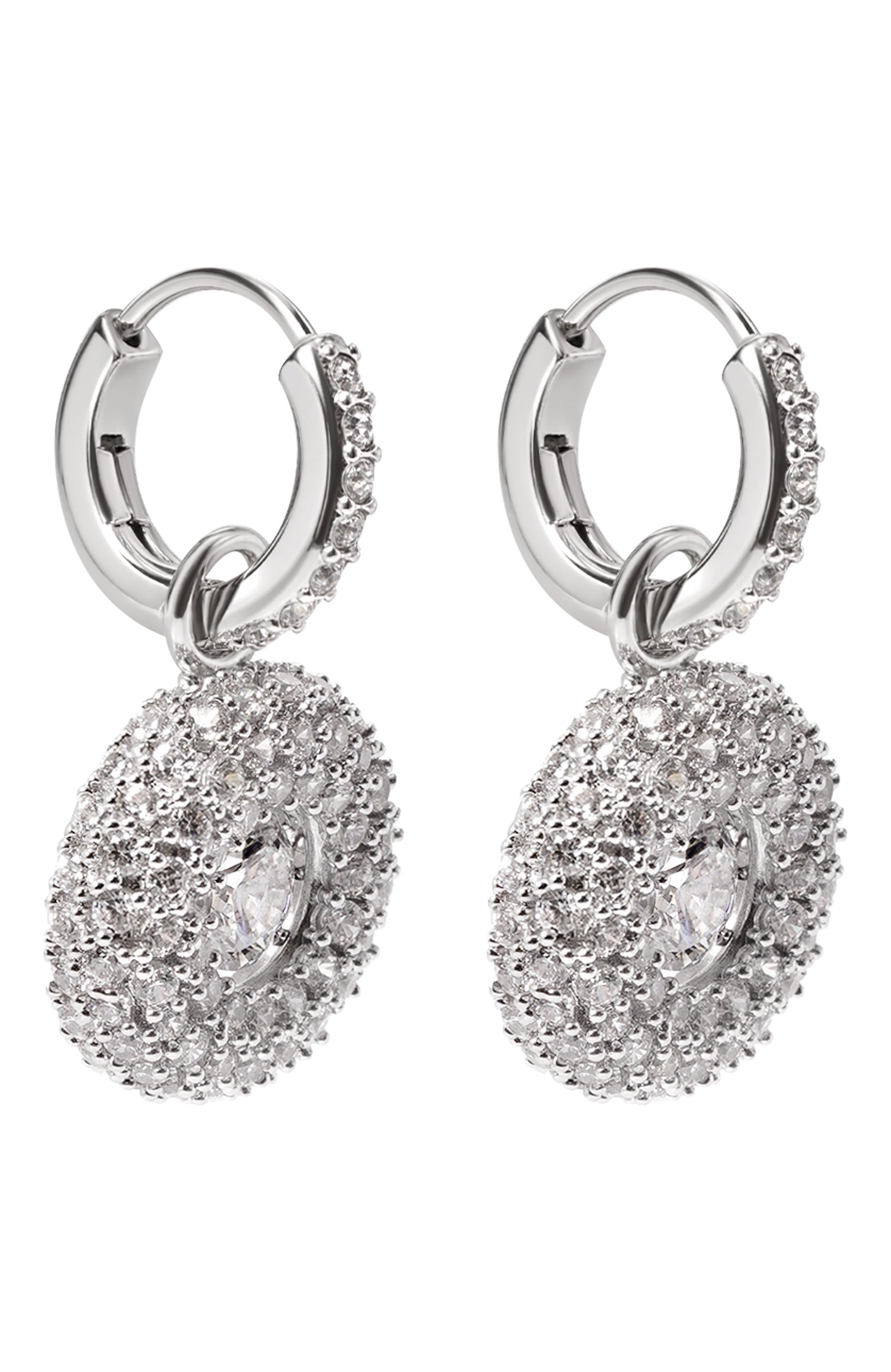 Серьги sublima SWAROVSKI серебряного цвета по цене 22950 руб., арт. 5738193, фото 3 Серьги sublima SWAROVSKI, арт. 5738193, фото 3