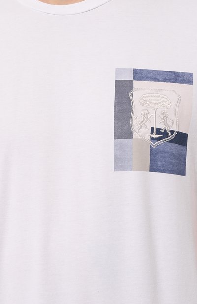 Хлопковая футболка CORNELIANI, арт. 93G587-9325035, фото 5