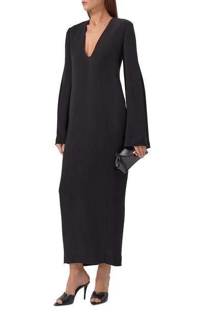 Платье из вискозы TOTEME, арт. 254-WRD0269-FB0414, фото 2