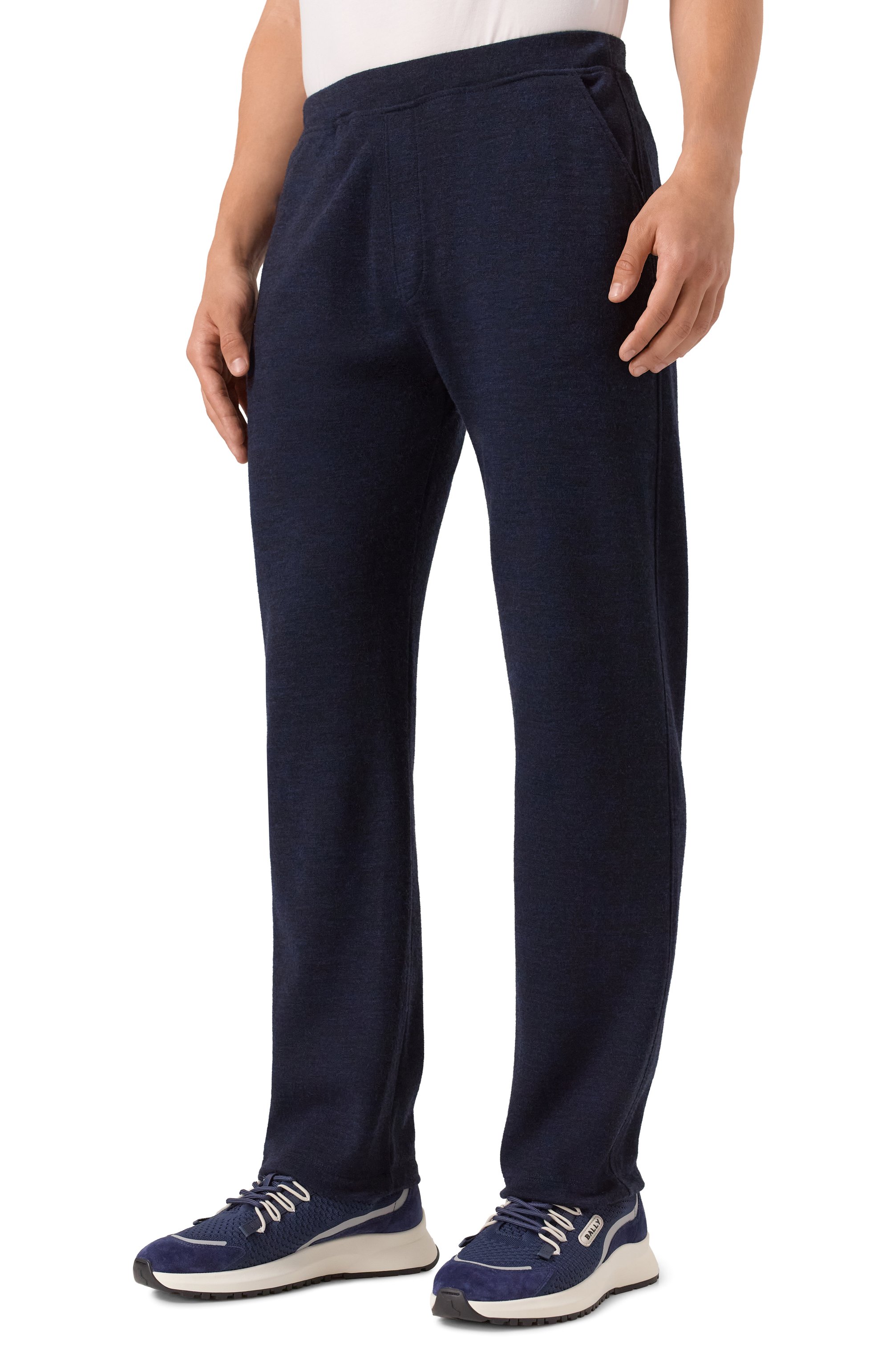 Брюки из шерсти и хлопка CORNELIANI, арт. 26G567-2625016, фото 3