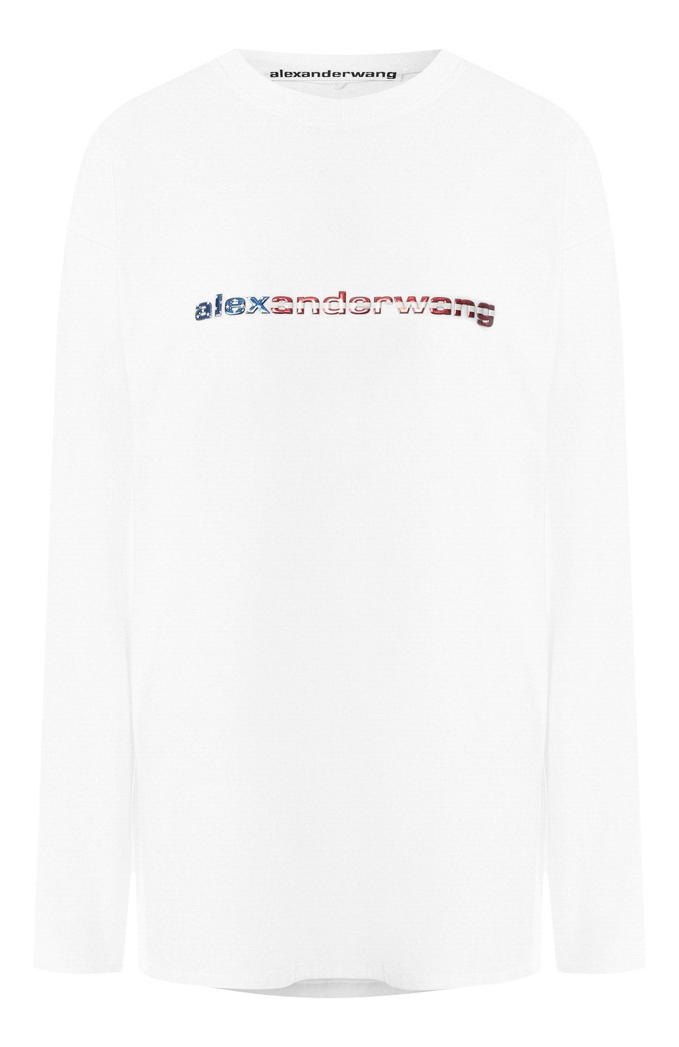 Хлопковый лонгслив ALEXANDER WANG белого цвета по цене 24700 руб., арт. 1W491208B0, фото 1 Хлопковый лонгслив ALEXANDER WANG, арт. 1W491208B0, фото 1