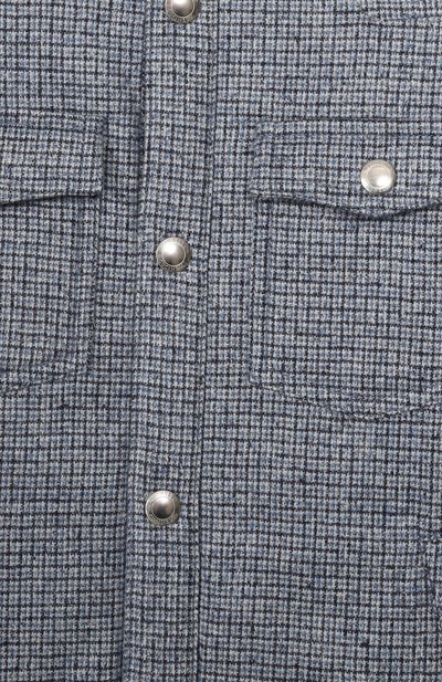 Куртка-рубашка из шелка и шерсти BRUNELLO CUCINELLI, арт. BV4010109B, фото 3