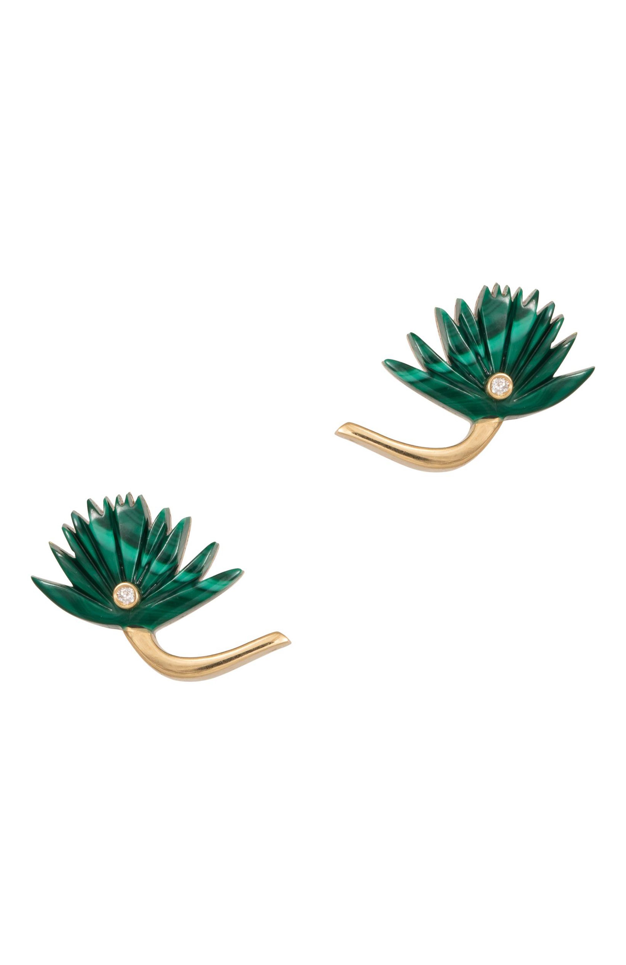 Серьги L'ATELIER NAWBAR бесцветного цвета по цене 82800 руб., арт. E99M, фото 1 Серьги L'ATELIER NAWBAR, арт. E99M, фото 1