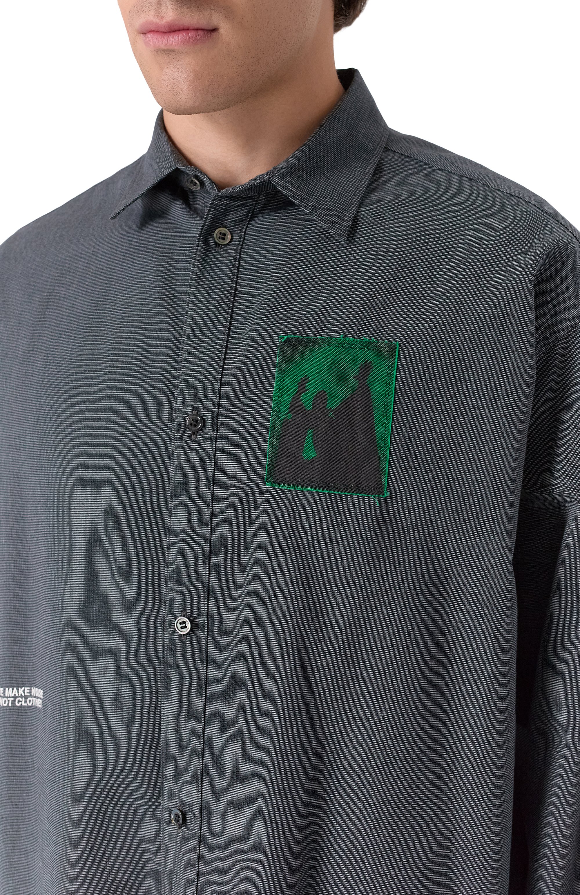 Хлопковая рубашка UNDERCOVER, арт. UP2E4402, фото 5