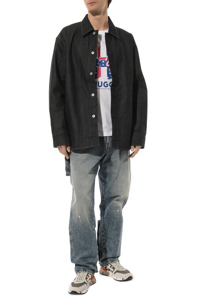 Хлопковая футболка HUGO, арт. 50513411, фото 2