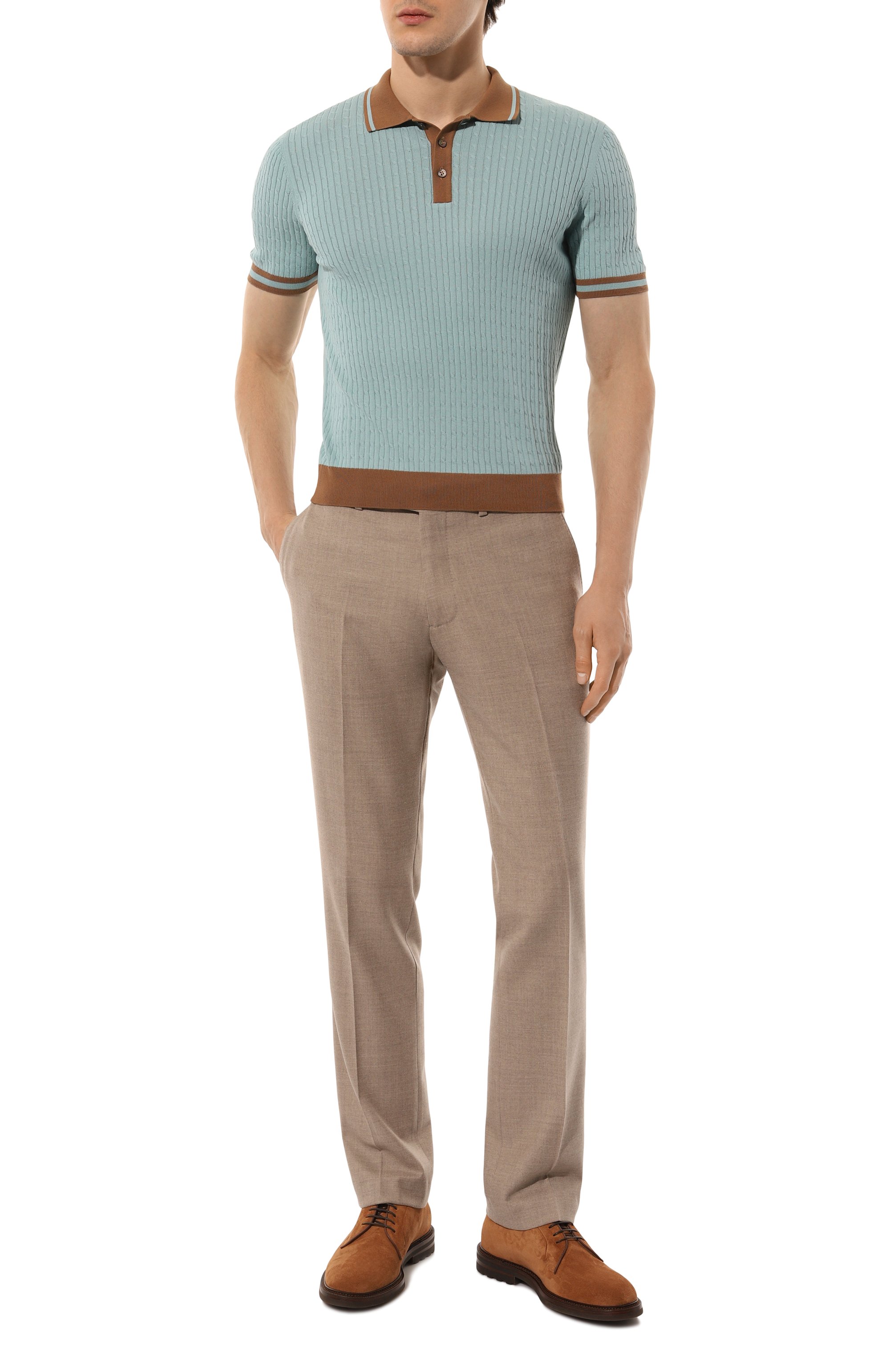 Замшевые дерби BRUNELLO CUCINELLI, арт. MZUPEAX810, фото 2