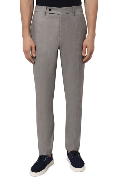 Брюки изо льна и хлопка BERWICH, арт. GL0BE, фото 3