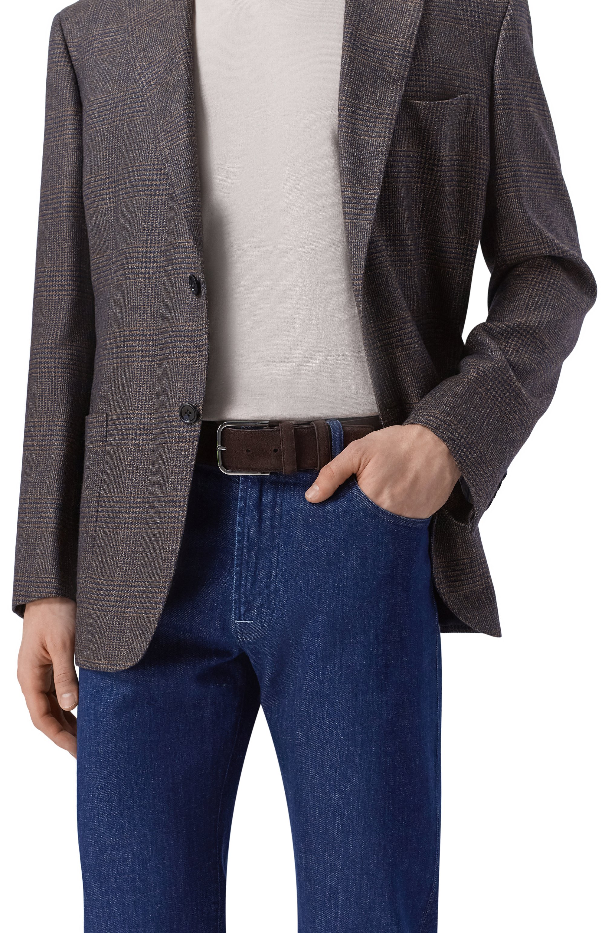 Замшевый ремень 12 STOREEZ, арт. 138384, фото 2