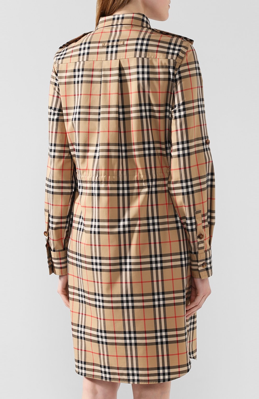 Хлопковое платье BURBERRY, арт. 8021035, фото 4