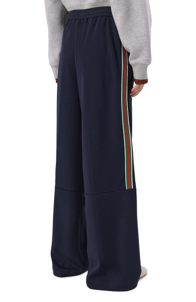 Брюки GUCCI темно-синего цвета по цене 172500 руб., арт. 847843/XJHIU, фото 4 Брюки GUCCI, арт. 847843/XJHIU, фото 4