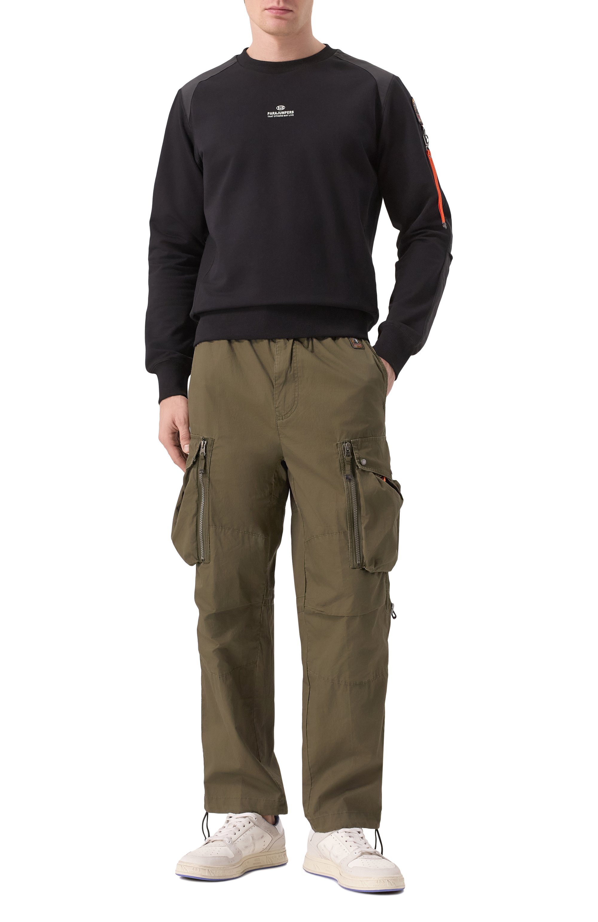 Хлопковые брюки-карго PARAJUMPERS, арт. PMPATW06, фото 2