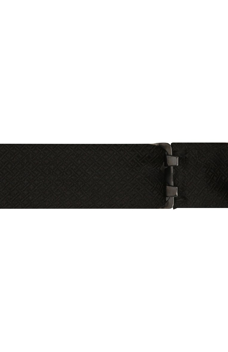 Мужской шелковый галстук-бабочка LANVIN черного цвета, арт. 11504/B0W TIE | Фото 3 (Материал: Текстиль, Шелк; Статус проверки: Про�верена категория, Проверено; Нос: Не проставлено; Материал сплава: Проставлено, Проверено)