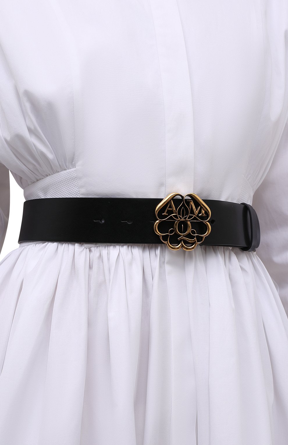 Кожаный ремень ALEXANDER MCQUEEN, арт. 687074/1BRCD, фото 2