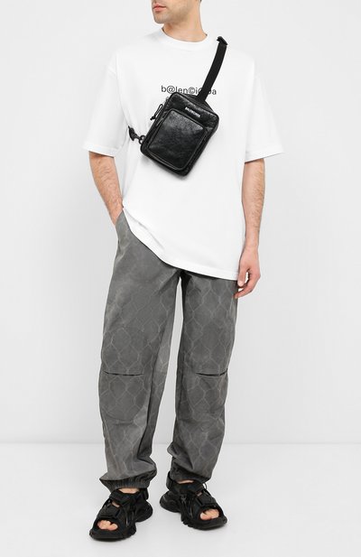 Кожаная сумка-мессенджер explorer BALENCIAGA, арт. 620260/DB5J5, фото 2