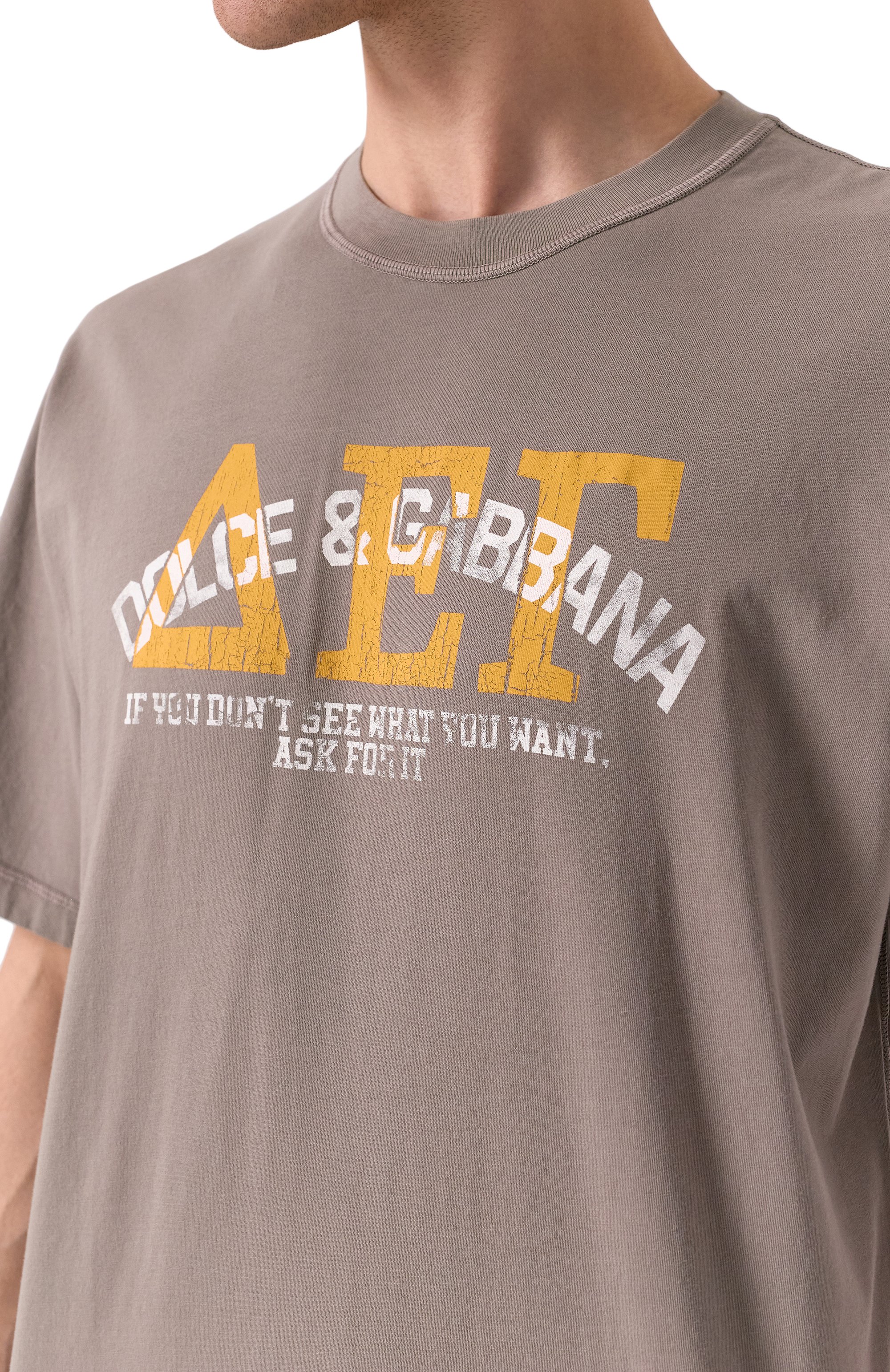 Хлопковая футболка DOLCE & GABBANA, арт. G8PN9T/G7NSS, фото 5