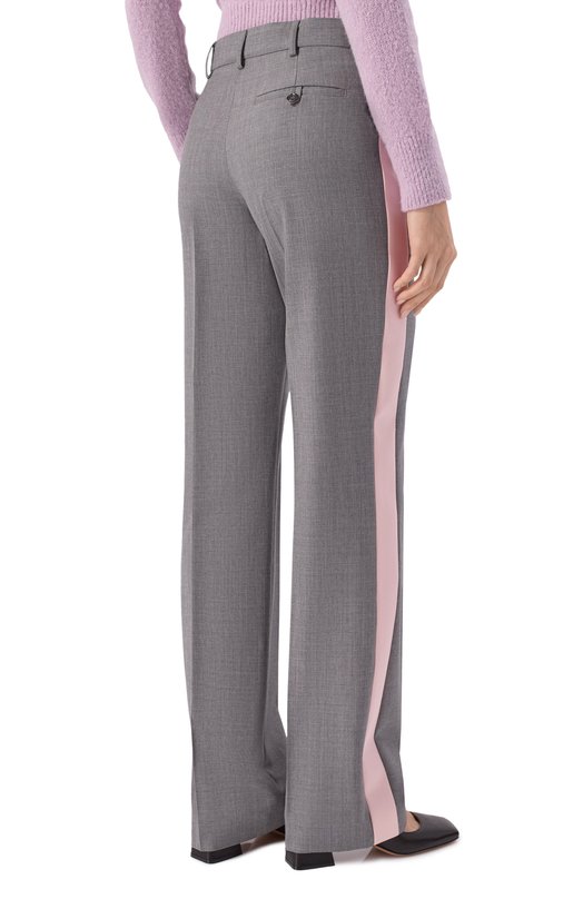 Шерстяные брюки Moschino V0320/0522 Серый  V0320/0522 Фото 4