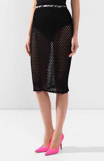 Юбка из вискозы OFF-WHITE, арт. 0WHL008R20H340681000, фото 3