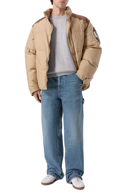 Пуховик Golden Goose Deluxe Brand GUP02346.P002092 Бежевый  GUP02346.P002092 Фото 2
