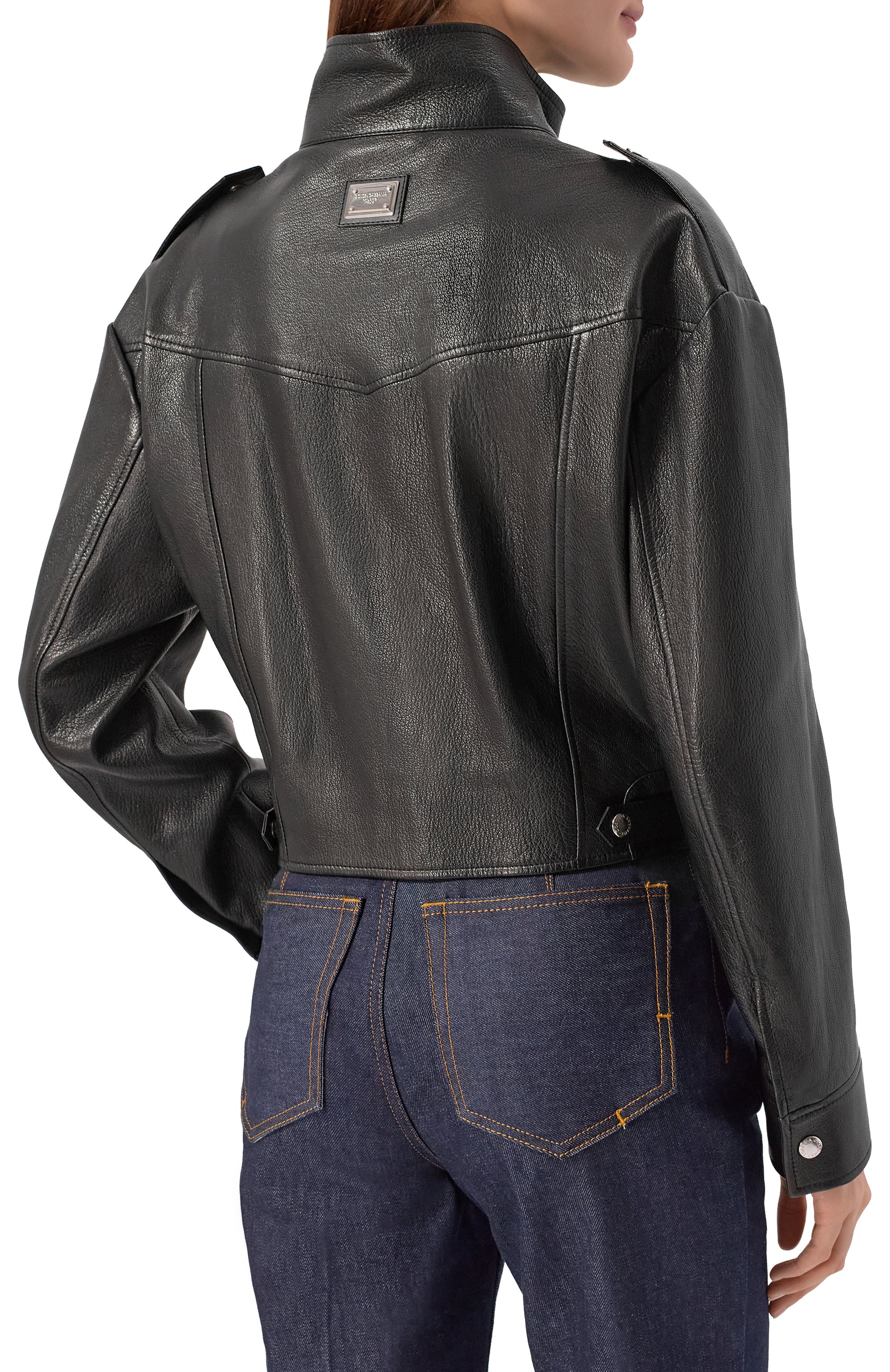 Кожаная куртка DOLCE & GABBANA, арт. F9S29L/HULVJ, фото 4