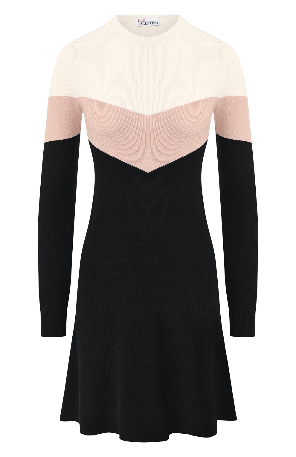 Платье из вискозы REDVALENTINO разноцветного цвета по цене 38750 руб., арт. RR3KDA06/QYX, фото 1 Платье из вискозы REDVALENTINO, арт. RR3KDA06/QYX, фото 1